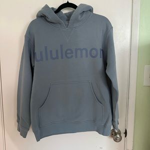 Lululemon All Yours Hoodie *Graphic Size:6 Color: Chambray